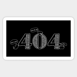 Page 404 Sticker